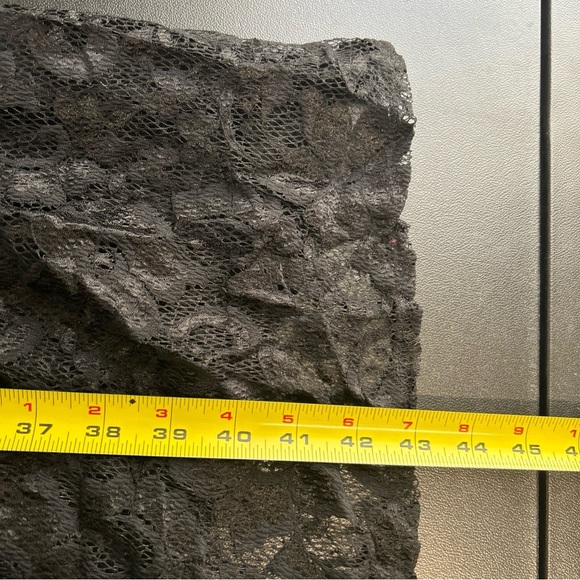 NWOT WORTHINGTON  2 Piece Size‎ 12 Lingerie Black Floral Lace Robe Black Nightie - Picture 15 of 16